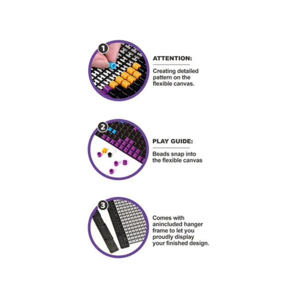 HT-1930 Halloween Pixel Bead Art Kit 2