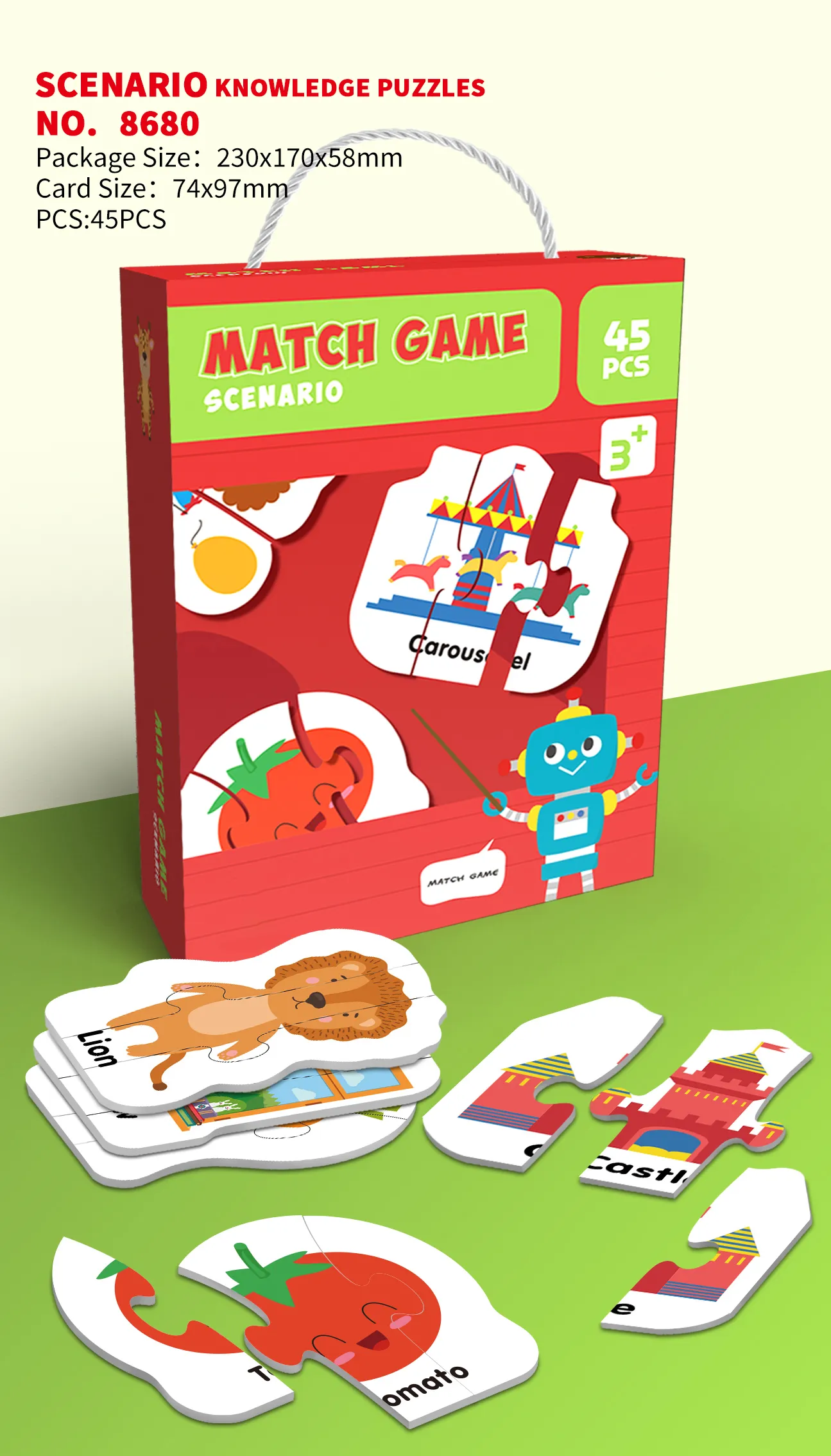PP-8680 Kids Knowledge Matching Puzzle Game_Scenario 2