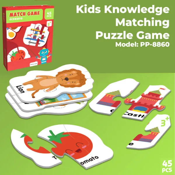 PP-8680 Kids Knowledge Matching Puzzle Game_Scenario