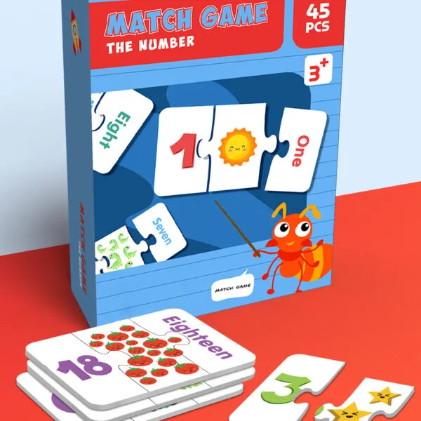 PP-8681 Kids Knowledge Matching Puzzle Game_The Number