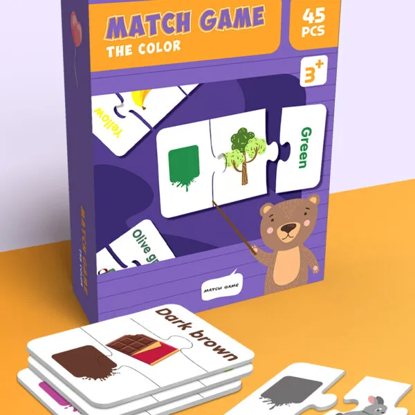 PP-8685 Kids Knowledge Matching Puzzle Game_The Color