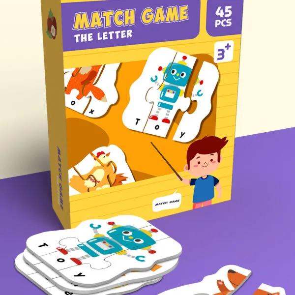 PP-8686 Kids Knowledge Matching Puzzle Game_The Letter