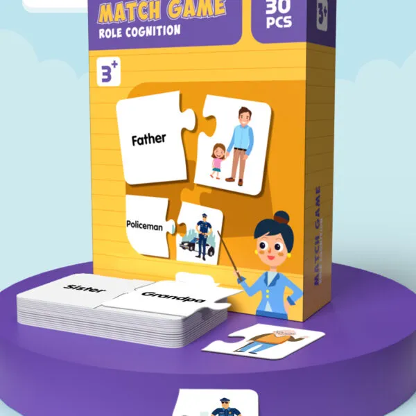 PP-8688 Kids Knowledge Matching Puzzle Game_Role Cognition