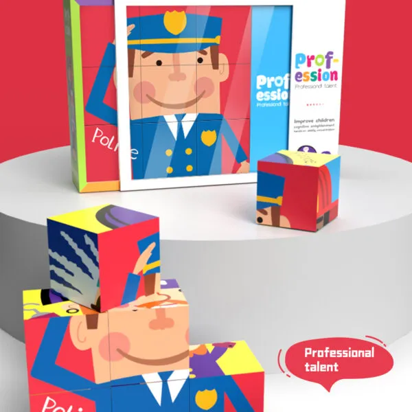 PP-8695 6-in-1 Educational Cube Puzzle_Profession