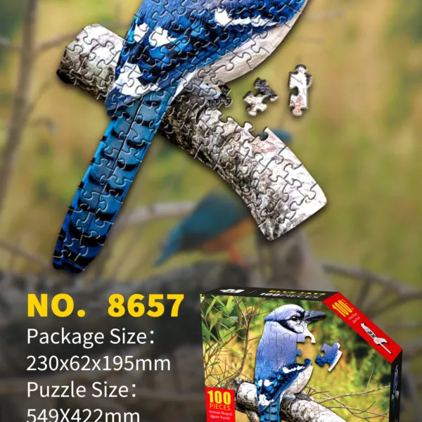 SP-8657 Animal Shaped Jigsaw Puzzle Collection_Blue Bird