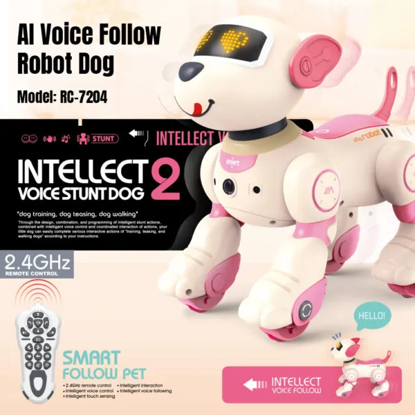 RC-7204 AI Voice Follow Robot Dog 2