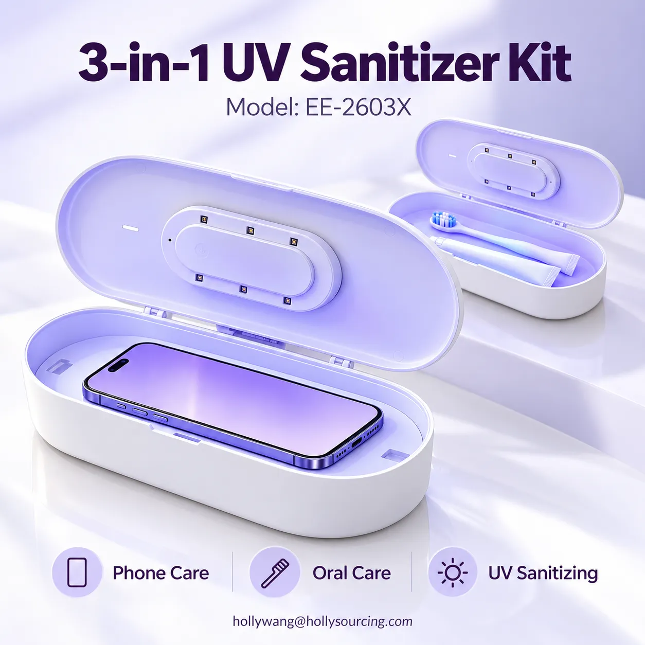 EE-2603X 3-in-1 UV Sanitizer Kit 2